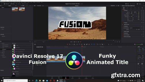 Create A Funky Title With Resolve 17 Fusion