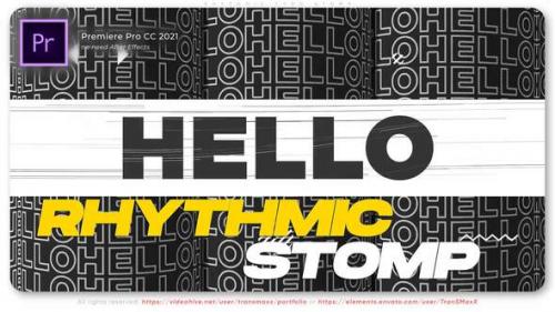 Videohive - Rhythmic Typo Stomp - 35003275