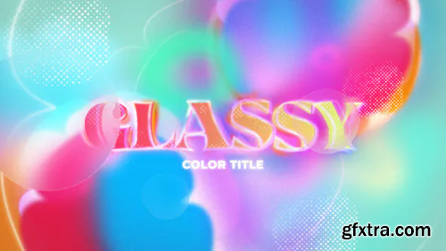 Videohive Glassy Title & Logo 34793149