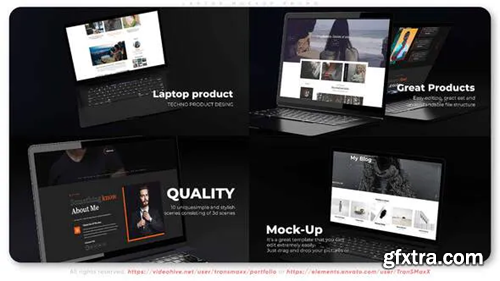 Videohive Laptop Mockup Promo 35002528