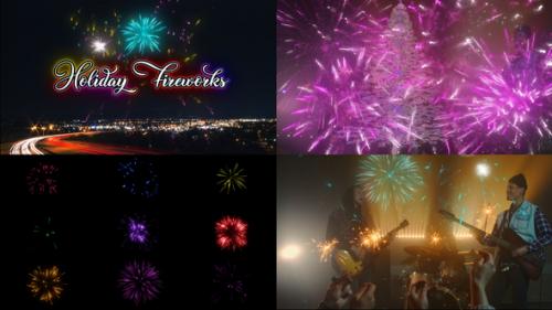 Videohive - Holiday Fireworks Pack for FCPX - 35058082