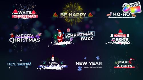 Videohive - Christmas Titles for FCPX - 35075444