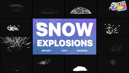 Videohive - Snow Explosions | FCPX - 35119436
