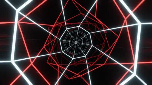 Videohive - Vj Loop Tunnel Abstract Lines 02 - 35084659