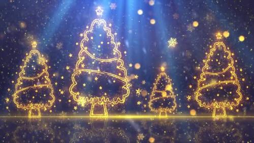 Videohive - Christmas Trees Background 6 - 35099495