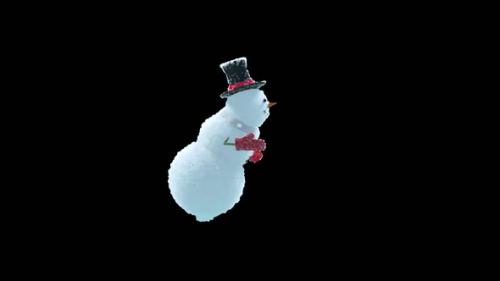 Videohive - 66 Snowman Dancing HD - 35100452