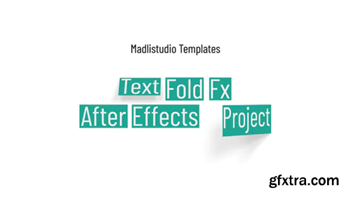 Videohive Text Fold Fx 30592191