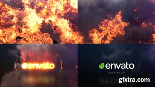 Videohive Fire Explode Logo Opener 34603537