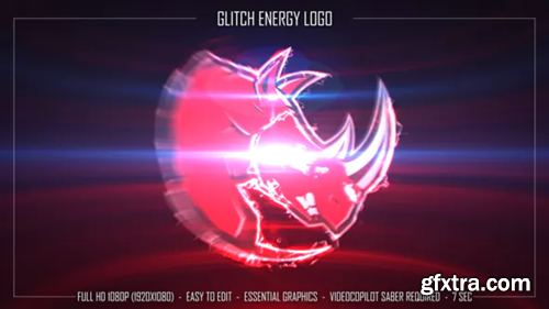 Videohive Glitch Energy Logo 34993729