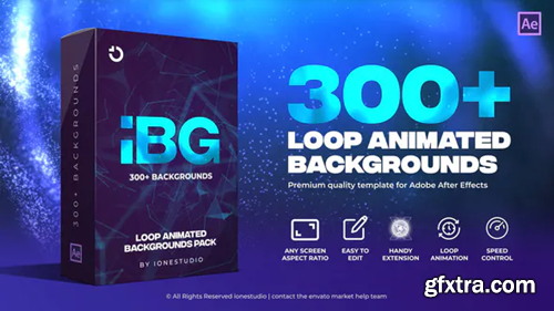 Videohive iBG | 300+ Loop Backgrounds 35090369