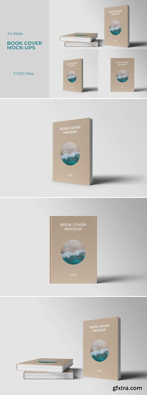 Book Cover Mockup Front View
