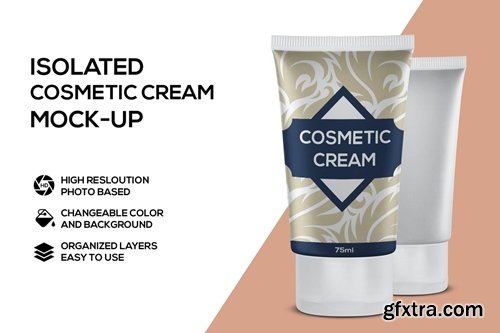 Cosmetic cream mockup