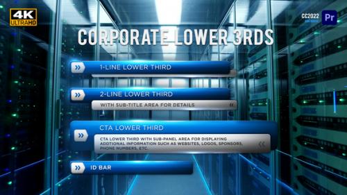 Videohive - Corporate Lower Thirds | MOGRT for Premiere Pro - 35125839