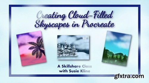 Creating Cloud-Filled Skyscapes in Procreate