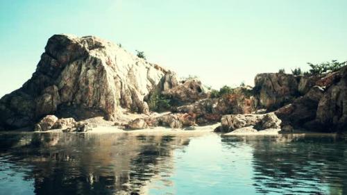 Videohive - Cliff and the Clear Sea in South of Thailand - 35165690