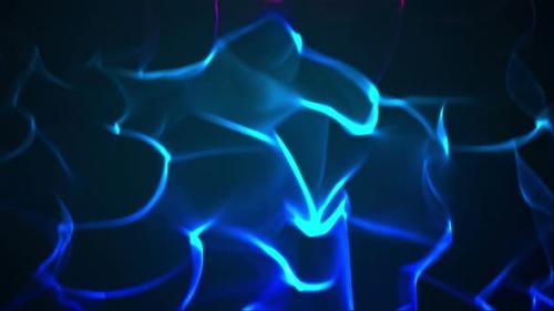 Videohive - Visualization of rising blue flames. - 35139995