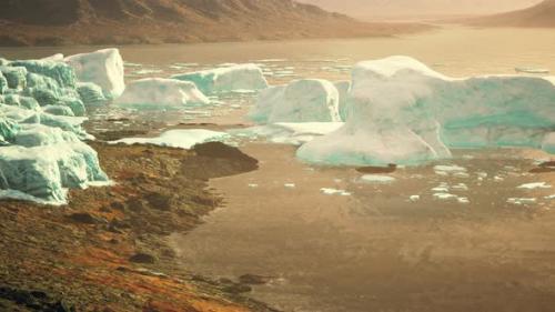 Videohive - Beautiful Landscape on Glacier in Iceland - 35165792