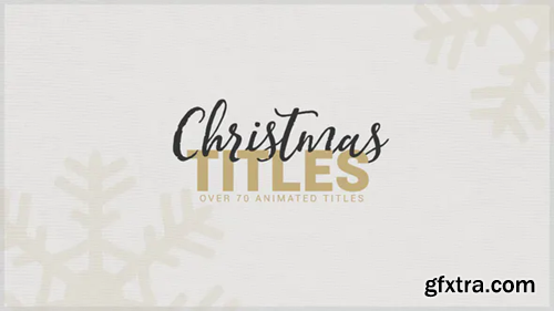 Videohive Christmas Titles 34822715