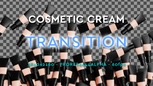 Videohive - Tubes of cream transition | UHD | 60fps - 35171889