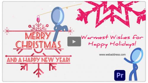Videohive - Merry Christmas Greetings / Christmas Wishes - 35155098