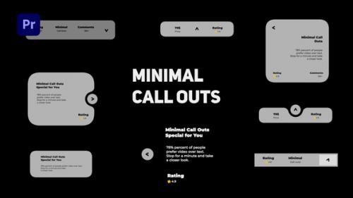 Videohive - Minimal Call Outs MOGRT - 35168282