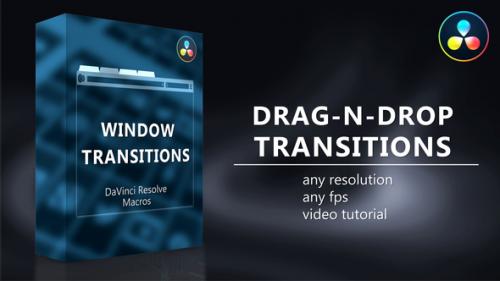 Videohive - Window Transitions for DaVinci Resolve - 35167981