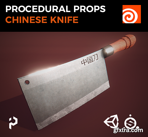 Houdini 18 - Procedural Prop Modeling - Chinese Knife