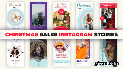 Videohive Christmas Sales Instagram Stories 35215846