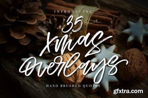 35 Christmas Overlays