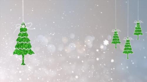 Videohive - Christmas Background With Christmas Tree 2 - 35188357