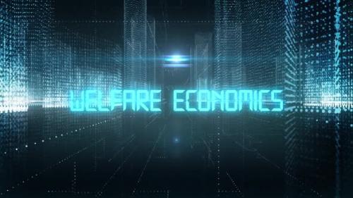 Videohive - Skyscrapers Digital City Economics Word Welfare Economics - 35197273