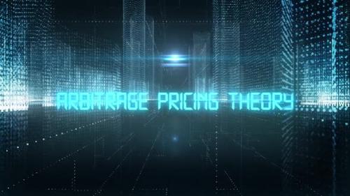 Videohive - Skyscrapers Digital City Economics Word Arbitrage Pricing Theory - 35197275