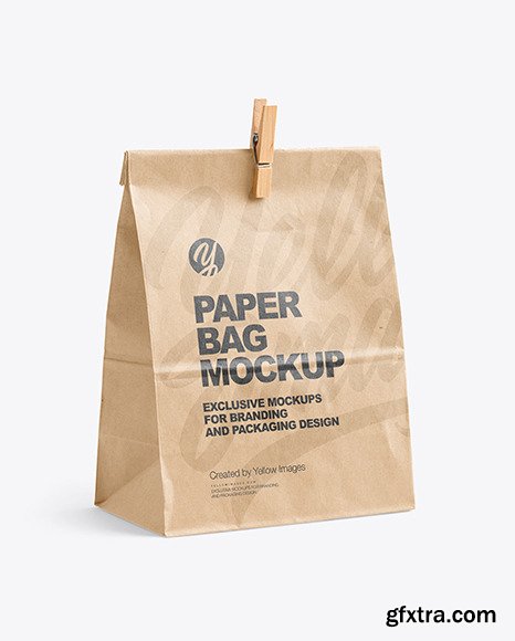 Kraft Paper Bag Mockup 87836