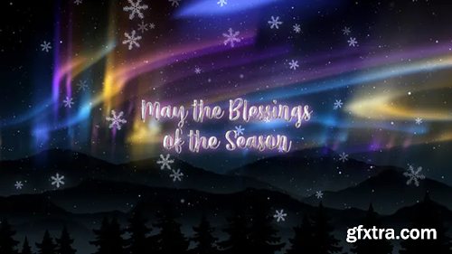 Videohive Christmas Lights Greetings 35183028