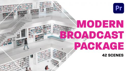 Videohive - Modern Broadcast Package | Mogrt - 35257489