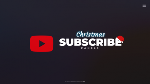 Videohive - Subscribe Panels (Christmas) - 35260126
