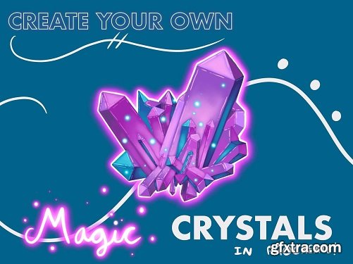 How to Paint MAGIC CRYSTALS in Procreate!