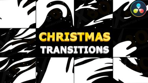 Videohive - Christmas Winter Transitions | DaVinci Resolve - 35269954