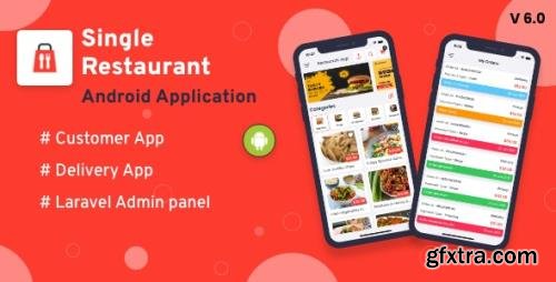 CodeCanyon - Single Restaurant v6.0 - Android User & Delivery Boy Apps With Laravel Admin Panel - 27584519 - NULLED