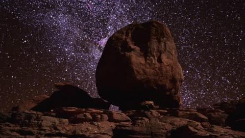 Videohive - Red Rocks and Milky Way Night Sky in Moab Utah - 35250683