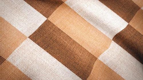 Videohive - Colored fabric in a square moves in the wind - 35251331