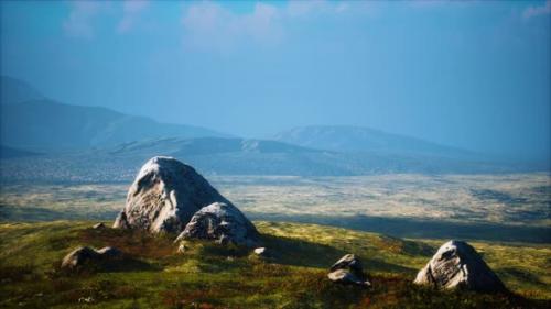 Videohive - Alpine Landscape with Big Stones - 35252619