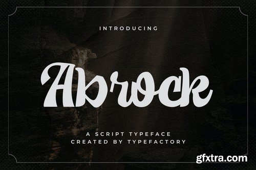 Abrock - Vintage Bold Script