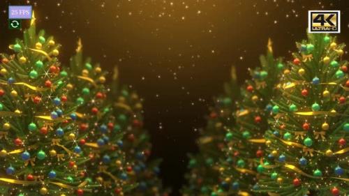 Videohive - Christmas Tree Animation A8 4K - 35254156