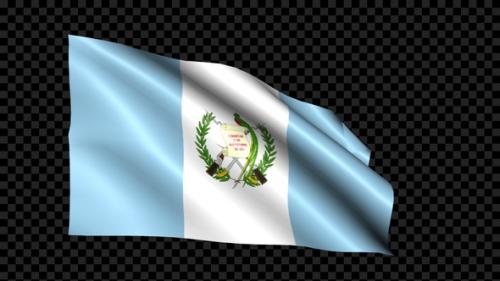 Videohive - Guatemala Flag Blowing In The Wind - 35255742