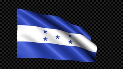 Videohive - Honduras Flag Blowing In The Wind - 35255751