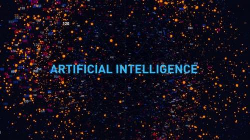 Videohive - Abstract Technology Network Data Artificial Intelligence - 35266086