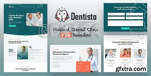 Dentisto | Dentist & Medical PSD Template 34207935
