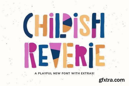 Childish Reverie Font Family - 2 Fonts