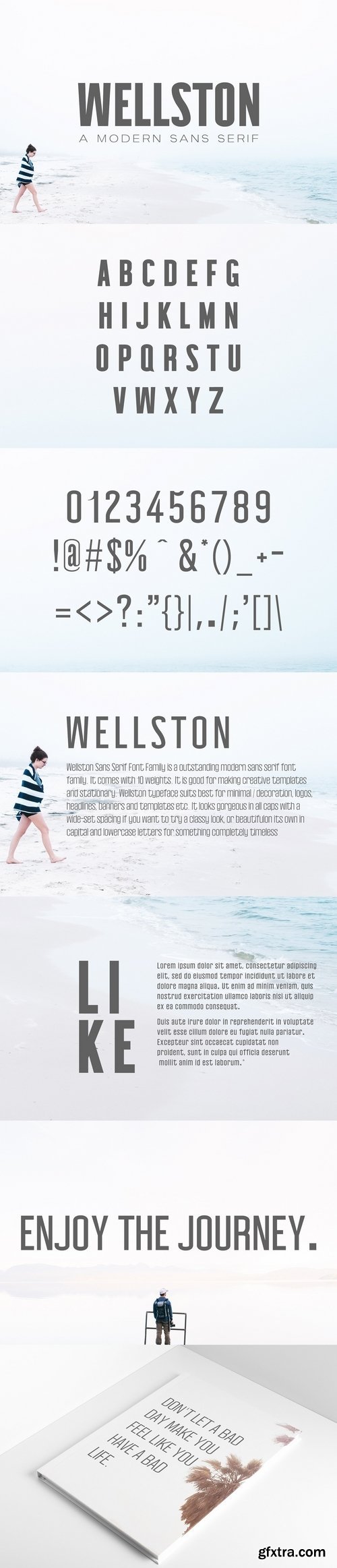 Wellston Modern Sans Serif Font 2967139